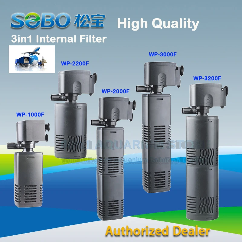 Brand New SOBO 3In1 Silent Internal Aquarium Filter Submersible Water Pump Filter WP-1000F/2200F/2000F/3000F/3200F
Brand New SOBO 3In1 Silent Internal Aquarium Filter Submersible Water Pump Filter WP-1000F/2200F/2000F/3000F/3200F