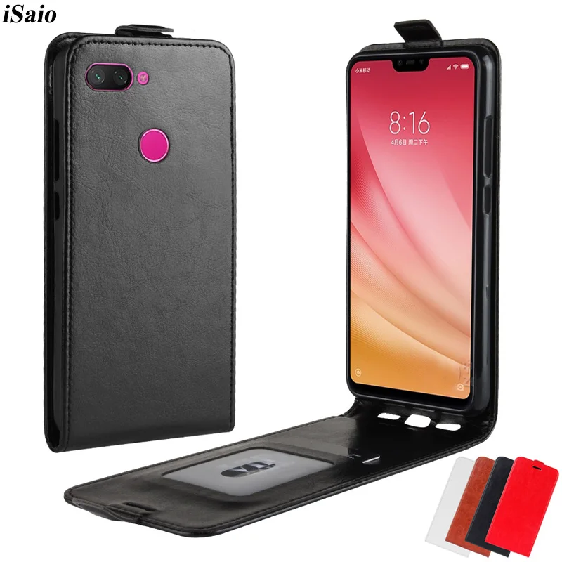 Флип чехол для Xiaomi Mi 8 Lite кожаный Xioami Xiami Xiomi Mi8 телефона из ТПУ 6 26 дюйма Capa