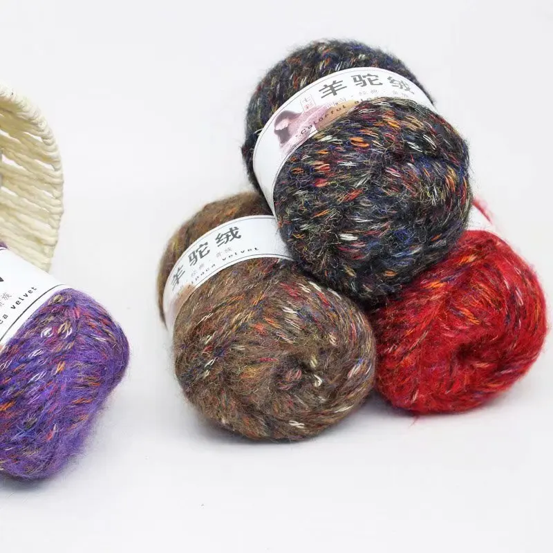 Thick Soft Alpaca Yarn Fluffy Warm Yarn for Hand Knitting Cardigan Scarves Overcoat Hats Hand Crocheting Yarn Sewing Materials
Thick Soft Alpaca Yarn Fluffy Warm Yarn for Hand Knitting Cardigan Scarves Overcoat Hats Hand Crocheting Yarn Sewing Materials