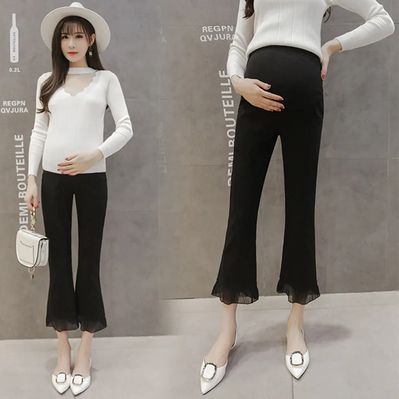 Maternity pants for spring and autumn Pregnant woman Flared trousers New fashion Pregnant leggings High elastic waist
Maternity pants for spring and autumn Pregnant woman Flared trousers New fashion Pregnant leggings High elastic waist