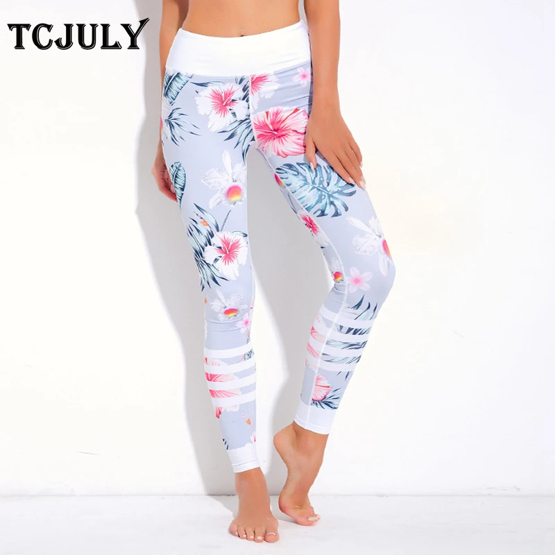 TCJULY America Hot Sale Flowers Print High Waist Women Push Up Leggings Slim Skinny White Ankle Length Pants Leggins-For-Fitness
TCJULY America Hot Sale Flowers Print High Waist Women Push Up Leggings Slim Skinny White Ankle Length Pants Leggins-For-Fitness