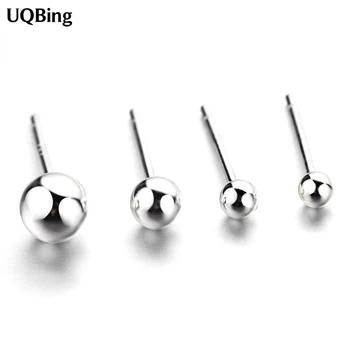 100% 925 Sterling Silver Jewelry Beads Glossy Ball Stud Earrings Pure 925 Silver Earrings Brincos Pendientes de plata
100% 925 Sterling Silver Jewelry Beads Glossy Ball Stud Earrings Pure 925 Silver Earrings Brincos Pendientes de plata