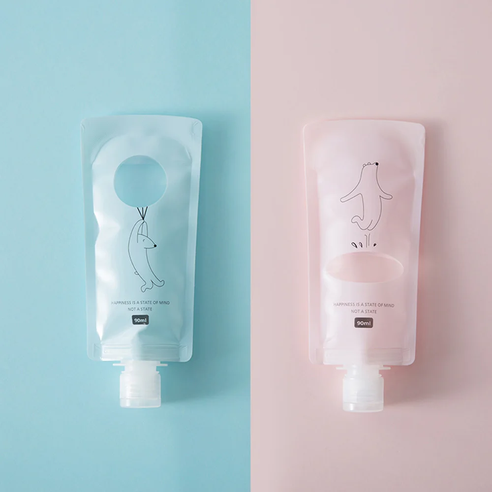 2pcs 90ml Portable Travel Cosmetic Bottle Points Bottling 3pcs/set Plastic Material Lotion Toiletries Cream Refillable Bottles
2pcs 90ml Portable Travel Cosmetic Bottle Points Bottling 3pcs/set Plastic Material Lotion Toiletries Cream Refillable Bottles