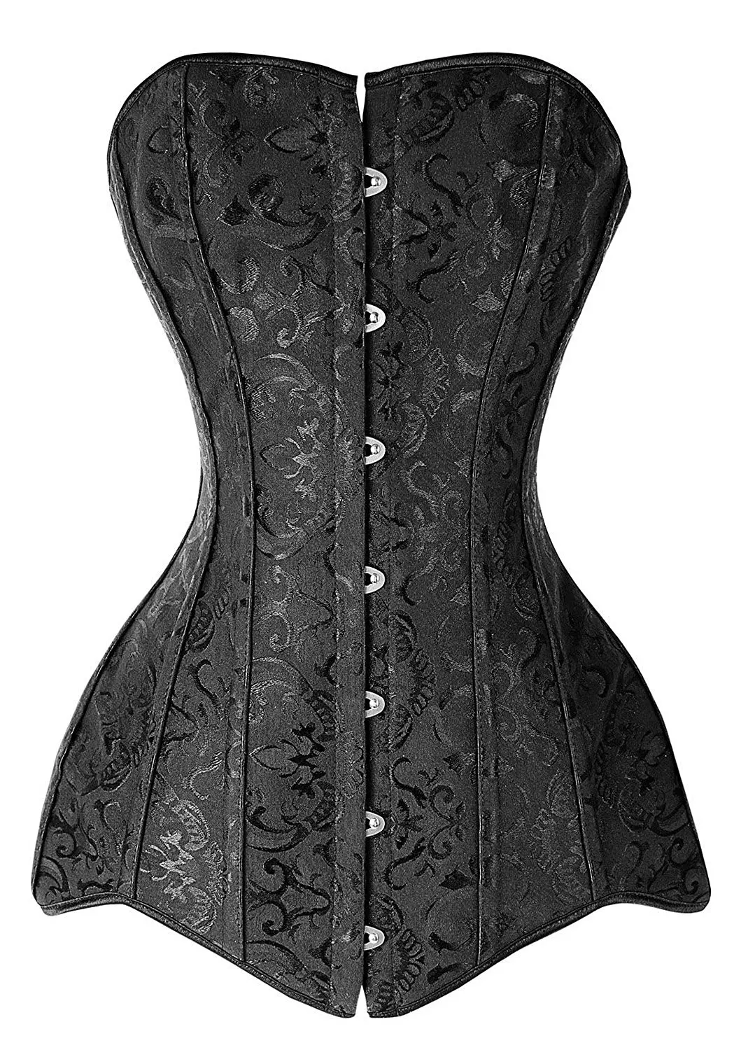 2019 Plus Size Corset Double 26 Steel Boned Corset Overbust Long Torso Bustiers Waist Trainer 2019 Plus Size Corset Double 26 Steel Boned Corset Overbust Long Torso Bustiers Waist Trainer