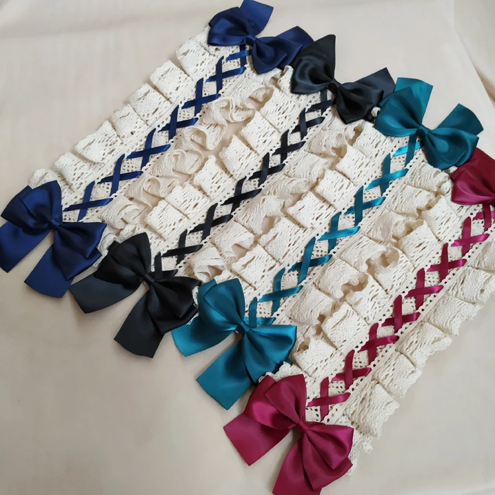 Lolita hair band Lolita KC dovetail wine red and black multicolor lace who can take the human form
Lolita hair band Lolita KC dovetail wine red and black multicolor lace who can take the human form