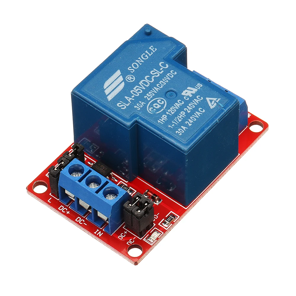 1 Channel 5V Relay Module 30A With Optocoupler Isolation Support High And Low Level Trigger For Arduino
1 Channel 5V Relay Module 30A With Optocoupler Isolation Support High And Low Level Trigger For Arduino