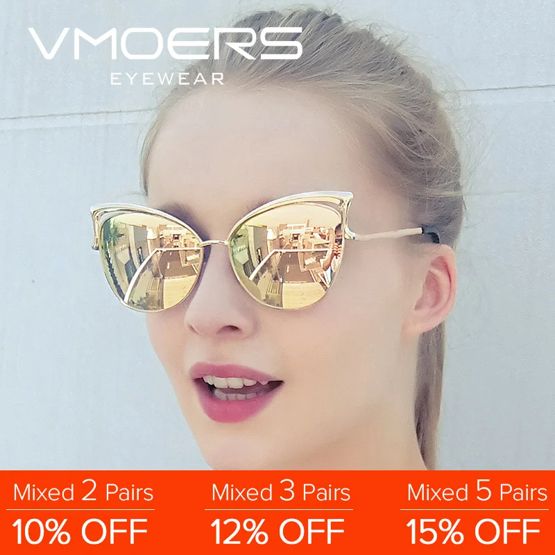 VMOERS Female Luxury Cat Eye Sunglasses Women Pink Mirror Oculos de sol feminino Cateye 2018 Sun Glasses For Women Brand Shades
VMOERS Female Luxury Cat Eye Sunglasses Women Pink Mirror Oculos de sol feminino Cateye 2018 Sun Glasses For Women Brand Shades