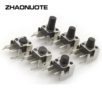 100pcs Touch Switch 4pin Light Micro Switch 6x6 with Stand Height 4.3/5/6/7/8/9H Button On/off Free Shipping
100pcs Touch Switch 4pin Light Micro Switch 6x6 with Stand Height 4.3/5/6/7/8/9H Button On/off Free Shipping