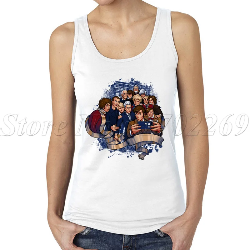 Doctor Selfie War women retro printing tank tops Doctor who characters cartoon printed lady Vest novelty vintage camisole
Doctor Selfie War women retro printing tank tops Doctor who characters cartoon printed lady Vest novelty vintage camisole