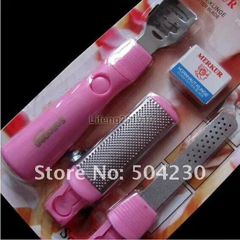 3-in-1 Pink Foot Calluses Remover & Rasp File Callus Corn Cuticle Cutter Remover Shaver Tool Pedicure Care Tool With 10 blades
3-in-1 Pink Foot Calluses Remover & Rasp File Callus Corn Cuticle Cutter Remover Shaver Tool Pedicure Care Tool With 10 blades