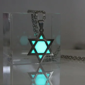 Glowing Necklace Star of David Necklace stainless steel Tantrism Hexagram Necklace GLOW in the DARK night gifts men women girl
Glowing Necklace Star of David Necklace stainless steel Tantrism Hexagram Necklace GLOW in the DARK night gifts men women girl