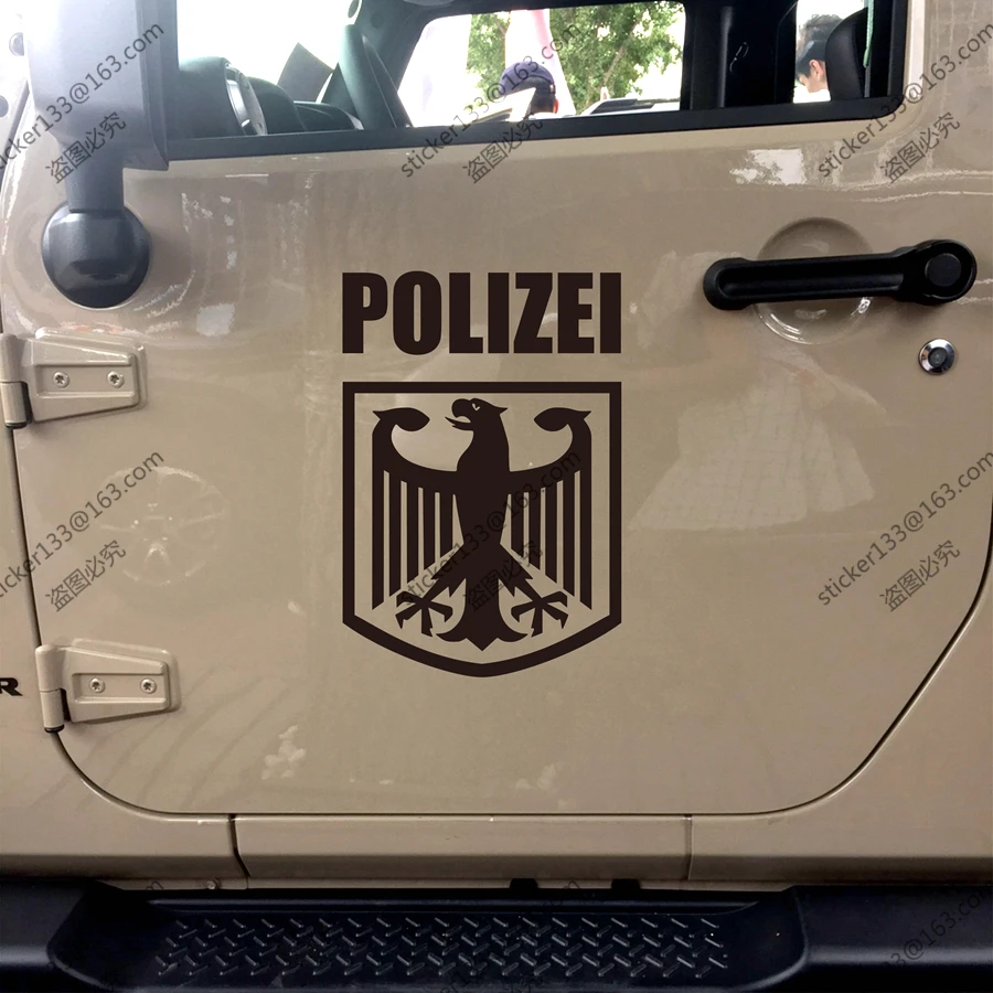 POLIZEI Deutschland German Police Eagle Reichsadler Germany Car Truck Decal Bumper Sticker Windows Vinyl Die cut
POLIZEI Deutschland German Police Eagle Reichsadler Germany Car Truck Decal Bumper Sticker Windows Vinyl Die cut