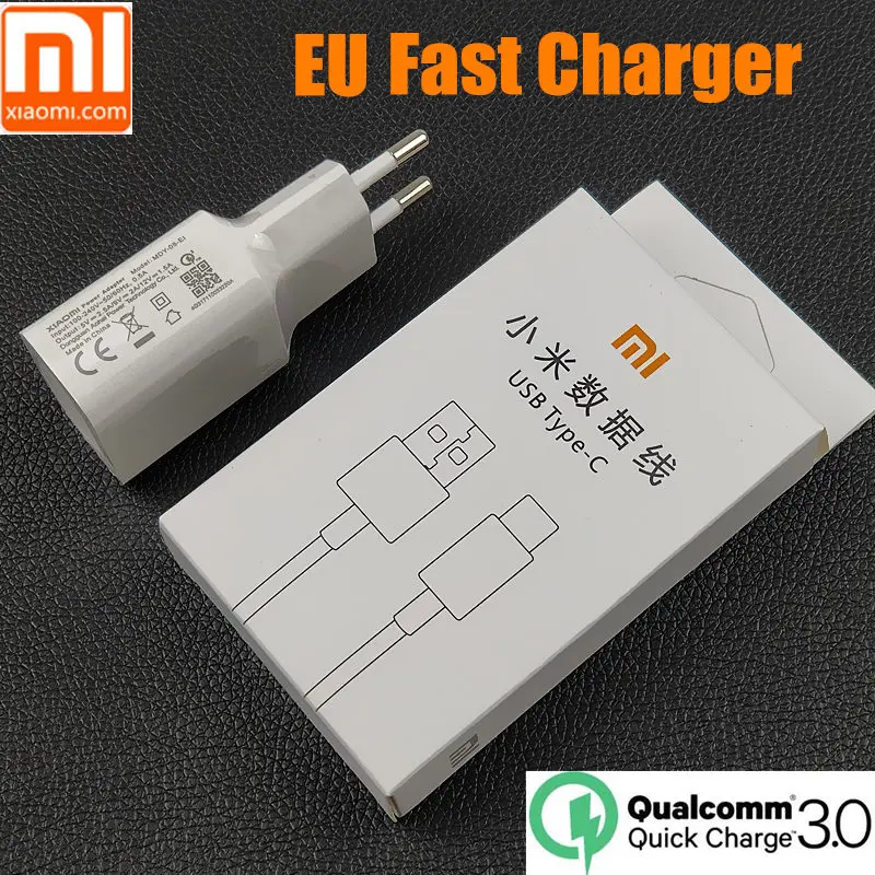 Original EU xiaomi mi a2 charger qc 3.0 quick fast charge pow adapter usb type C cable for mi9 mi8 mi6 mix 2s 3 max 2 3 a1 se
Original EU xiaomi mi a2 charger qc 3.0 quick fast charge pow adapter usb type C cable for mi9 mi8 mi6 mix 2s 3 max 2 3 a1 se