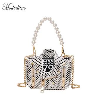 Mododiino Pearl Handbag Clothes Flap Chains Shoulder Bags Rivet Crossbody Bags For Women Famous Brand Woman Bags 2019 DNV1082
Mododiino Pearl Handbag Clothes Flap Chains Shoulder Bags Rivet Crossbody Bags For Women Famous Brand Woman Bags 2019 DNV1082