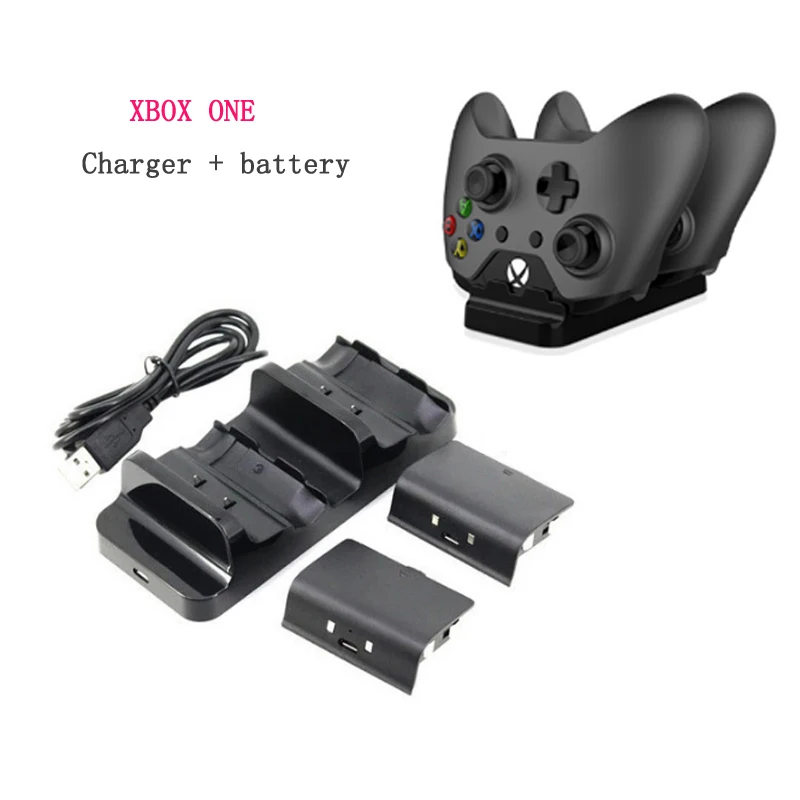 High quality battery For XBOX ONE Wireless Controller Fast Dual Charging Dock Station Charger with 2 Rechargeable Batteries
High quality battery For XBOX ONE Wireless Controller Fast Dual Charging Dock Station Charger with 2 Rechargeable Batteries
