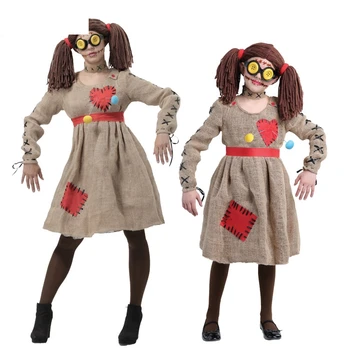 IREK hot Party clothing Halloween Costume for women Linen scarecrow voodoo dolls cosplay costume for children
IREK hot Party clothing Halloween Costume for women Linen scarecrow voodoo dolls cosplay costume for children