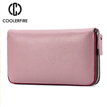 New Fashion Genuine Leather Women Wallets Female Long Zipper Clutch Lady Wallet Wristband Money Bag Cowhide Coin Purse PJ044 
New Fashion Genuine Leather Women Wallets Female Long Zipper Clutch Lady Wallet Wristband Money Bag Cowhide Coin Purse PJ044