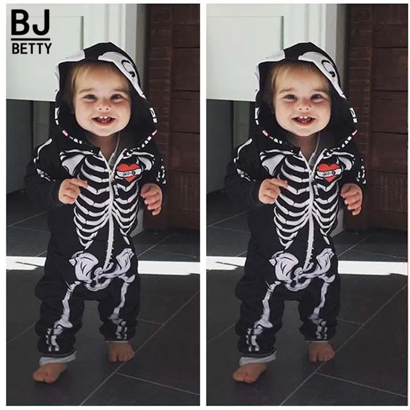 Halloween Newborn Baby Boy Girl Kids Newborn Skeleton Rompers Long Sleeve Jumpsuit Clothes Outfit Costume cosplay BBR201
Halloween Newborn Baby Boy Girl Kids Newborn Skeleton Rompers Long Sleeve Jumpsuit Clothes Outfit Costume cosplay BBR201