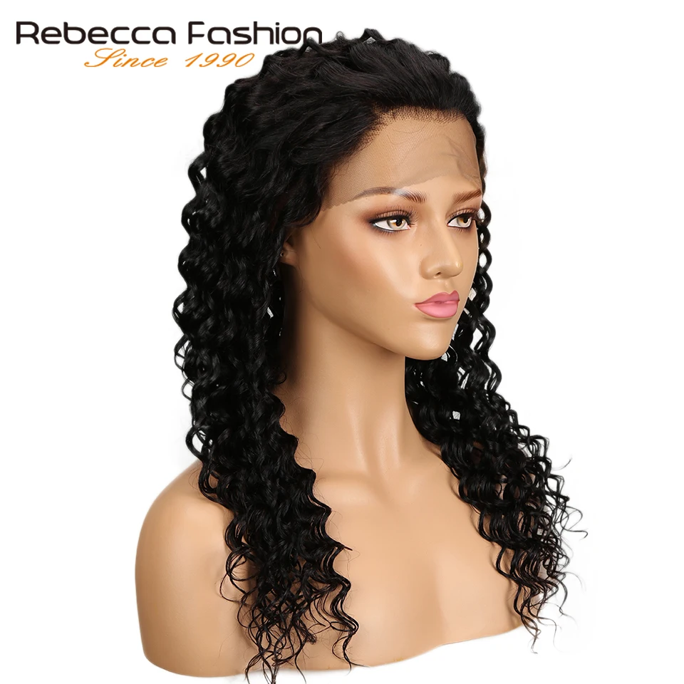Rebecca Deep Wave 360 Lace Frontal Wig Natural Color 10"-24" Pre Plucked Peruvian Remy Human Hair 360 Lace Wigs For Black Women
Rebecca Deep Wave 360 Lace Frontal Wig Natural Color 10"-24" Pre Plucked Peruvian Remy Human Hair 360 Lace Wigs For Black Women