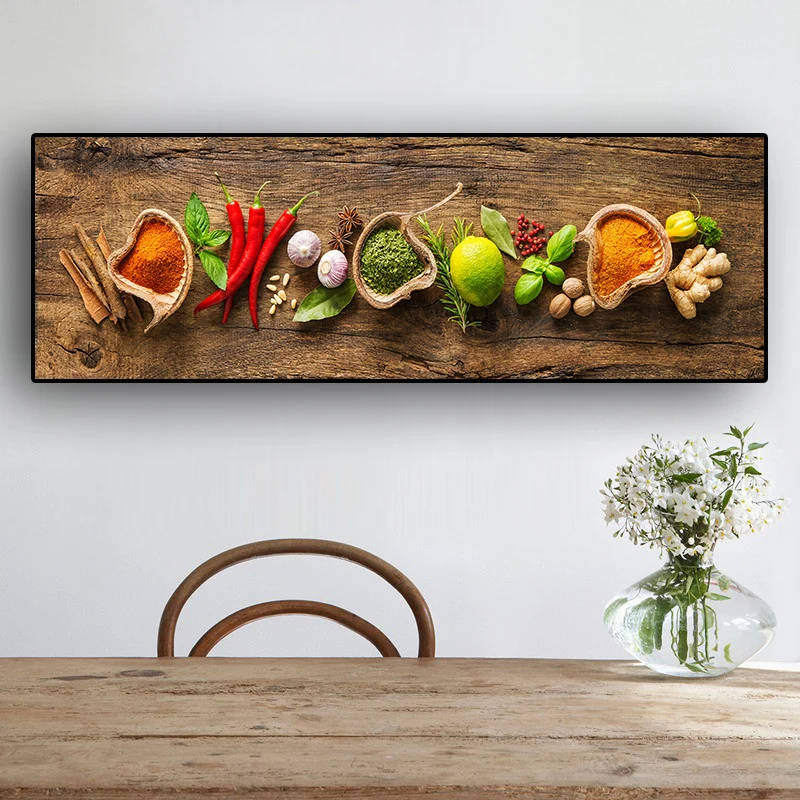Grains Spices Spoon Peppers Kitchen Canvas Painting Cuadros Scandinavian Posters and Prints Wall Art Food Picture Living Room
Grains Spices Spoon Peppers Kitchen Canvas Painting Cuadros Scandinavian Posters and Prints Wall Art Food Picture Living Room