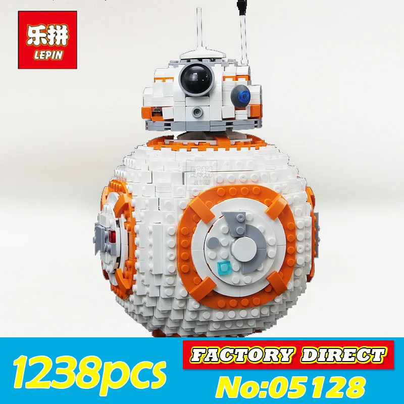 Lepin 05128 1238Pcs Star Series Wars The Double B 8 Robot Set Model Building Blocks Bricks Toys for children Gifts 75187
Lepin 05128 1238Pcs Star Series Wars The Double B 8 Robot Set Model Building Blocks Bricks Toys for children Gifts 75187