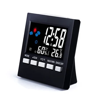 Voice Control LCD Screen Thermometer Clocks Indoor Humidity Monitor Electronic Digital Display Temperature Alarm Clock Calendar
Voice Control LCD Screen Thermometer Clocks Indoor Humidity Monitor Electronic Digital Display Temperature Alarm Clock Calendar