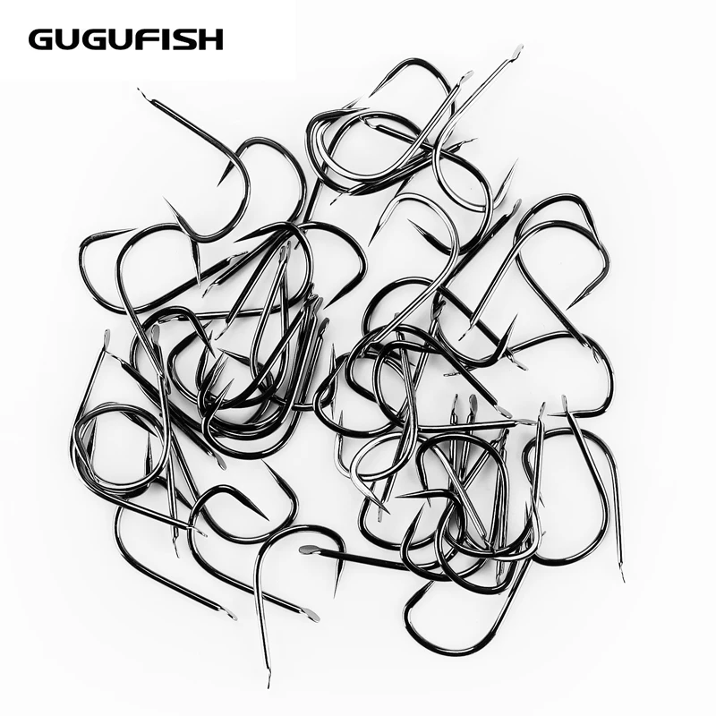 GUGUFISH SHINKANTOSURE 100Pcs/Lot #1 -#5 high Carbon Steel Fishing Hook barbed hook Fishing Tackle sharp Durable Pesca Fishhooks
GUGUFISH SHINKANTOSURE 100Pcs/Lot #1 -#5 high Carbon Steel Fishing Hook barbed hook Fishing Tackle sharp Durable Pesca Fishhooks