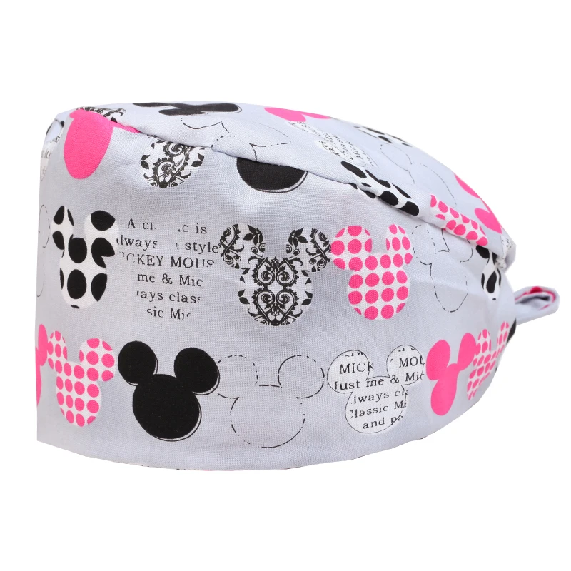 Women Surgeon's Caps Skull Caps Medical Operating Room Accessory Micky Mouse Pint Grey Pixte Scrubs Cap 100% Cotton 2018 Ne'w
Women Surgeon's Caps Skull Caps Medical Operating Room Accessory Micky Mouse Pint Grey Pixte Scrubs Cap 100% Cotton 2018 Ne'w