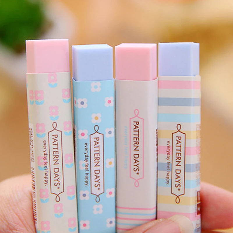 1PC Stripe Colourful Rubber Erasers soft Eraser School Office Stationery Gift For Student Color Random Brand New
1PC Stripe Colourful Rubber Erasers soft Eraser School Office Stationery Gift For Student Color Random Brand New