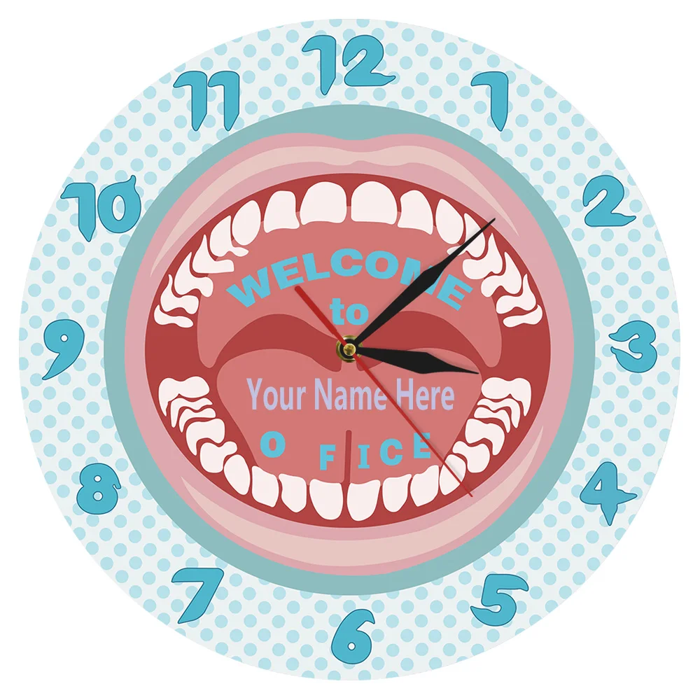 Personalized Custom Dentist Name Hygienist Sign Teeth Wall Clock Watch Modern Design Wall Art Decor For Dental Clinic Dentistry
Personalized Custom Dentist Name Hygienist Sign Teeth Wall Clock Watch Modern Design Wall Art Decor For Dental Clinic Dentistry
