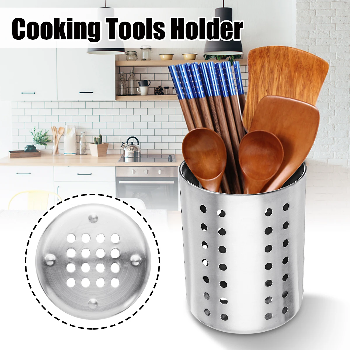 Tableware Knife Fork Spoon Organizer Storage Box Drain Rack Kitchen Tools Holder Storage Tool Cooking Tools Set Kitchen Gadgets
Tableware Knife Fork Spoon Organizer Storage Box Drain Rack Kitchen Tools Holder Storage Tool Cooking Tools Set Kitchen Gadgets