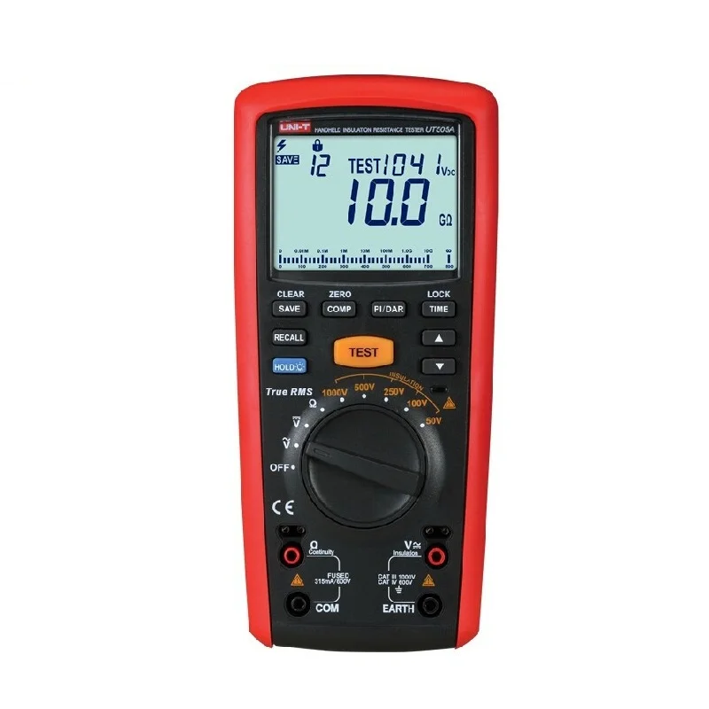 1000 в цифровой Ручной Измеритель сопротивления изоляции True RMS Megger тестер