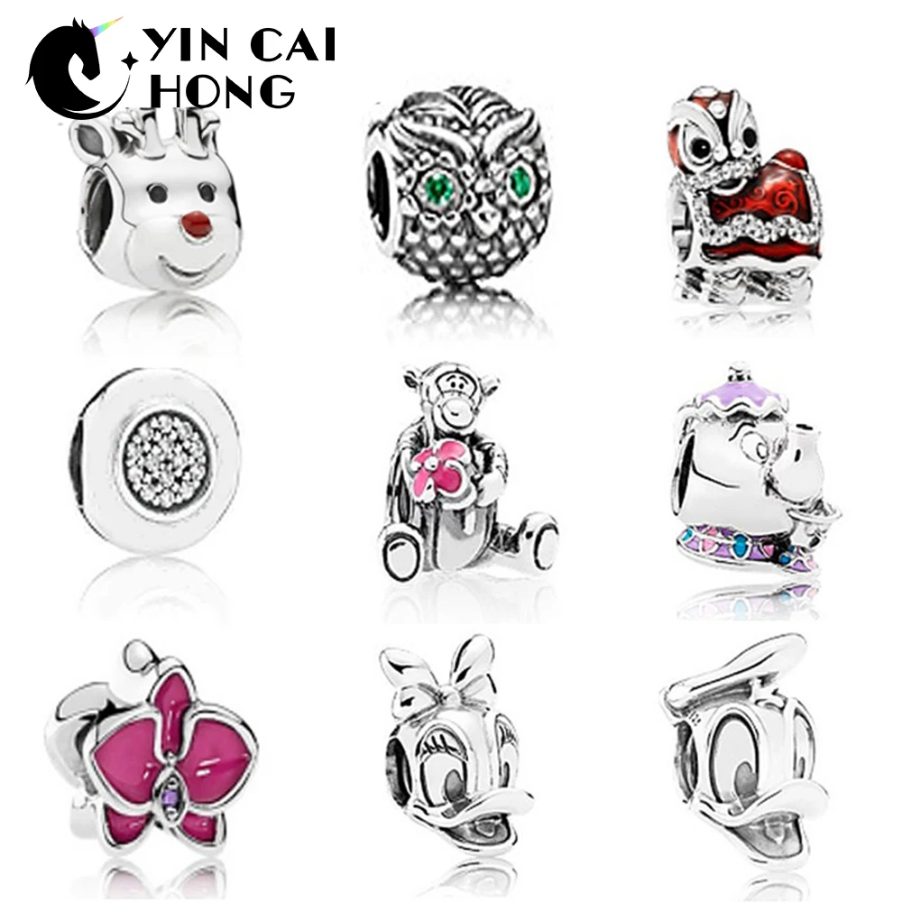 YCH 100% 925 sterling silver teddy bear animal beads cz charm european fit style bracelet bracelet DIY jewelry accessories
YCH 100% 925 sterling silver teddy bear animal beads cz charm european fit style bracelet bracelet DIY jewelry accessories