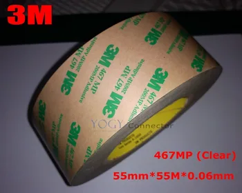 3M, 0.06mm Thickness, 5.5cm, 55mm*55 meters Ultra Thin 3M 467MP Double Sided Tape Sticky, Hi-Temp Resist, Panel Adhesive
3M, 0.06mm Thickness, 5.5cm, 55mm*55 meters Ultra Thin 3M 467MP Double Sided Tape Sticky, Hi-Temp Resist, Panel Adhesive