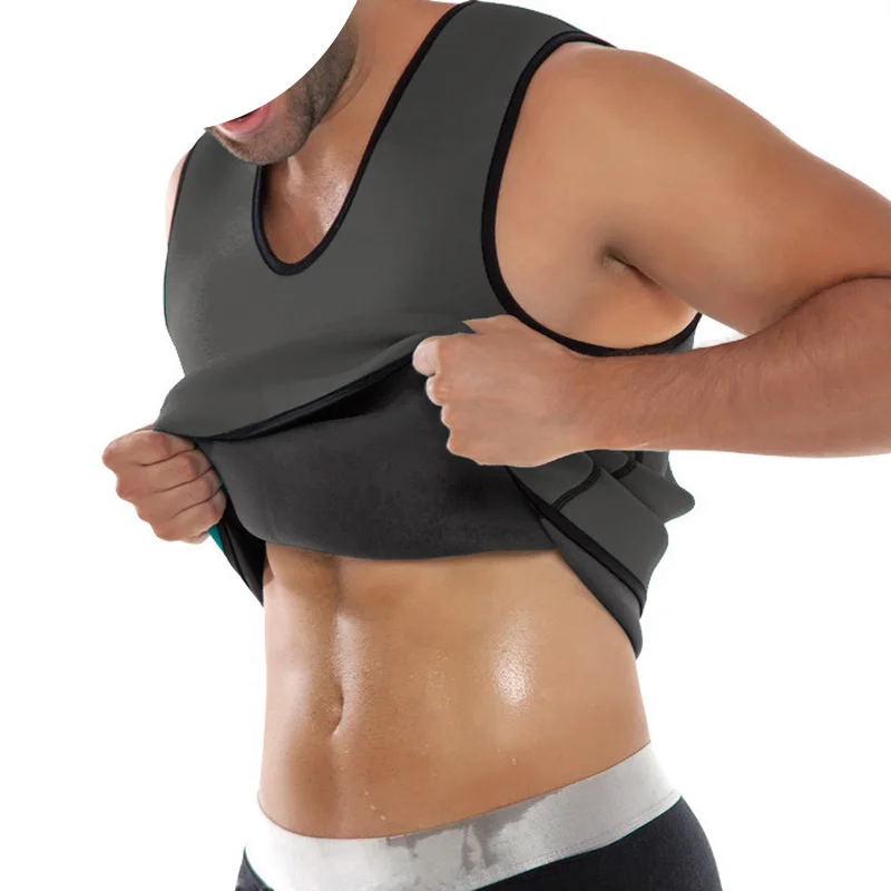Men Sauna Vest Waist Slimming Corsets Sweating Neoprene Body Shapers Fitness Zweet Vest Belly Abdomen Trainer Effect Underwear
Men Sauna Vest Waist Slimming Corsets Sweating Neoprene Body Shapers Fitness Zweet Vest Belly Abdomen Trainer Effect Underwear