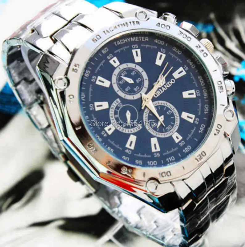 Christmas Promotion DHL Free Shipping Hot Sell Silver ORIANDO Men Big Dial Quartz Watch Business Watch 100pcs/lot
Christmas Promotion DHL Free Shipping Hot Sell Silver ORIANDO Men Big Dial Quartz Watch Business Watch 100pcs/lot