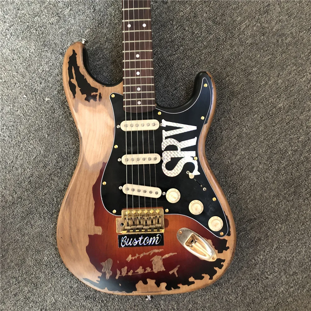 Kaiyun custom handmade electric guitars. Free shipping SRV vintage artifacts for real ST photo.3ts color electric guitars
Kaiyun custom handmade electric guitars. Free shipping SRV vintage artifacts for real ST photo.3ts color electric guitars