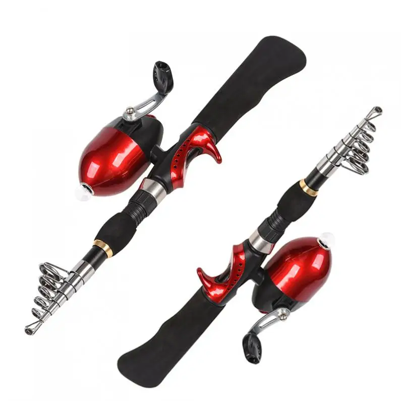 Universal 1.6m Mini Portable Rod Combo Telescopic Carbon Ice Rock Fishing Rod + Closed Spherical Fishing Reel
Universal 1.6m Mini Portable Rod Combo Telescopic Carbon Ice Rock Fishing Rod + Closed Spherical Fishing Reel