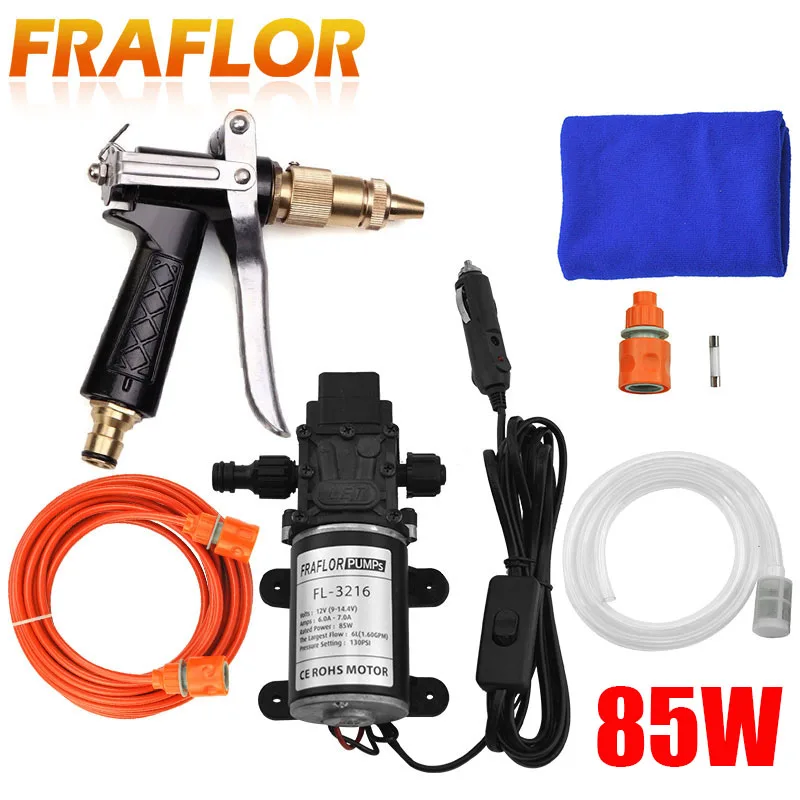 85W 12V High Pressure Self-priming Electric Car Wash Washer Car Washing Machine Device Cigarette Lighter Connecter + Free Gift
85W 12V High Pressure Self-priming Electric Car Wash Washer Car Washing Machine Device Cigarette Lighter Connecter + Free Gift