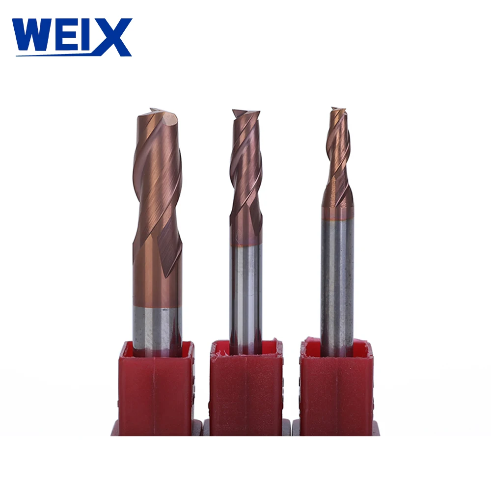 WEIX Discount Price cnc tools HRC50 2 Flute 4mm CNC Alloy Carbide Milling Tungsten Steel Cutter End Mill
WEIX Discount Price cnc tools HRC50 2 Flute 4mm CNC Alloy Carbide Milling Tungsten Steel Cutter End Mill