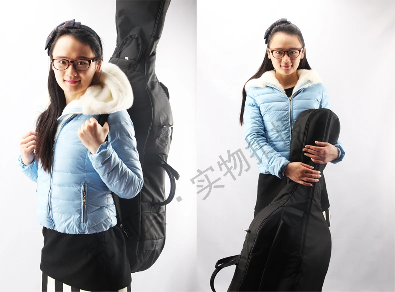 Cello backpack thickened waterproof piano box double shoulders cello bag can put bow score
Cello backpack thickened waterproof piano box double shoulders cello bag can put bow score
