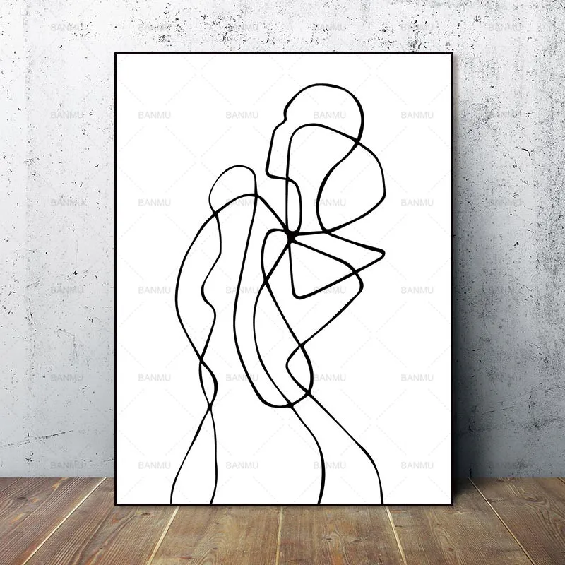 Wall Pictures Poster Canvas abstract print figure decor modern Wall art on canvas painting art print Brief strokes art portrait
Wall Pictures Poster Canvas abstract print figure decor modern Wall art on canvas painting art print Brief strokes art portrait