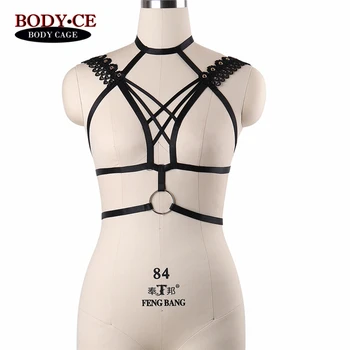 BODY CAGE 2018 Womens Body Harness Belt Elastic Bondage Hollow Out Cage Bra Crop Tops Harajuku Goth Cosplay Apparel Prom Dress
BODY CAGE 2018 Womens Body Harness Belt Elastic Bondage Hollow Out Cage Bra Crop Tops Harajuku Goth Cosplay Apparel Prom Dress
