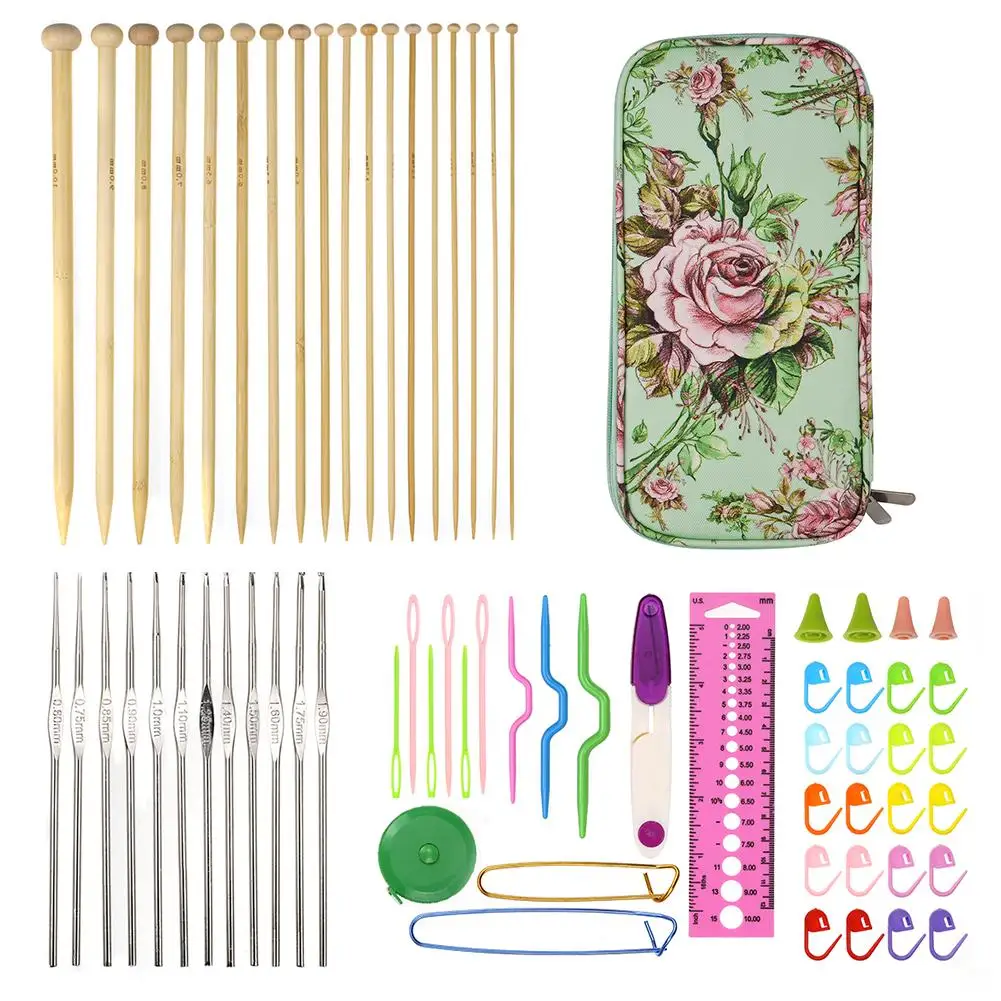 69Pcs Sewing Kit DIY Knitting Crochet Hook Set With Ergonomic Handles For Extreme Comfort Smooth Knitting Needles Organizer
69Pcs Sewing Kit DIY Knitting Crochet Hook Set With Ergonomic Handles For Extreme Comfort Smooth Knitting Needles Organizer