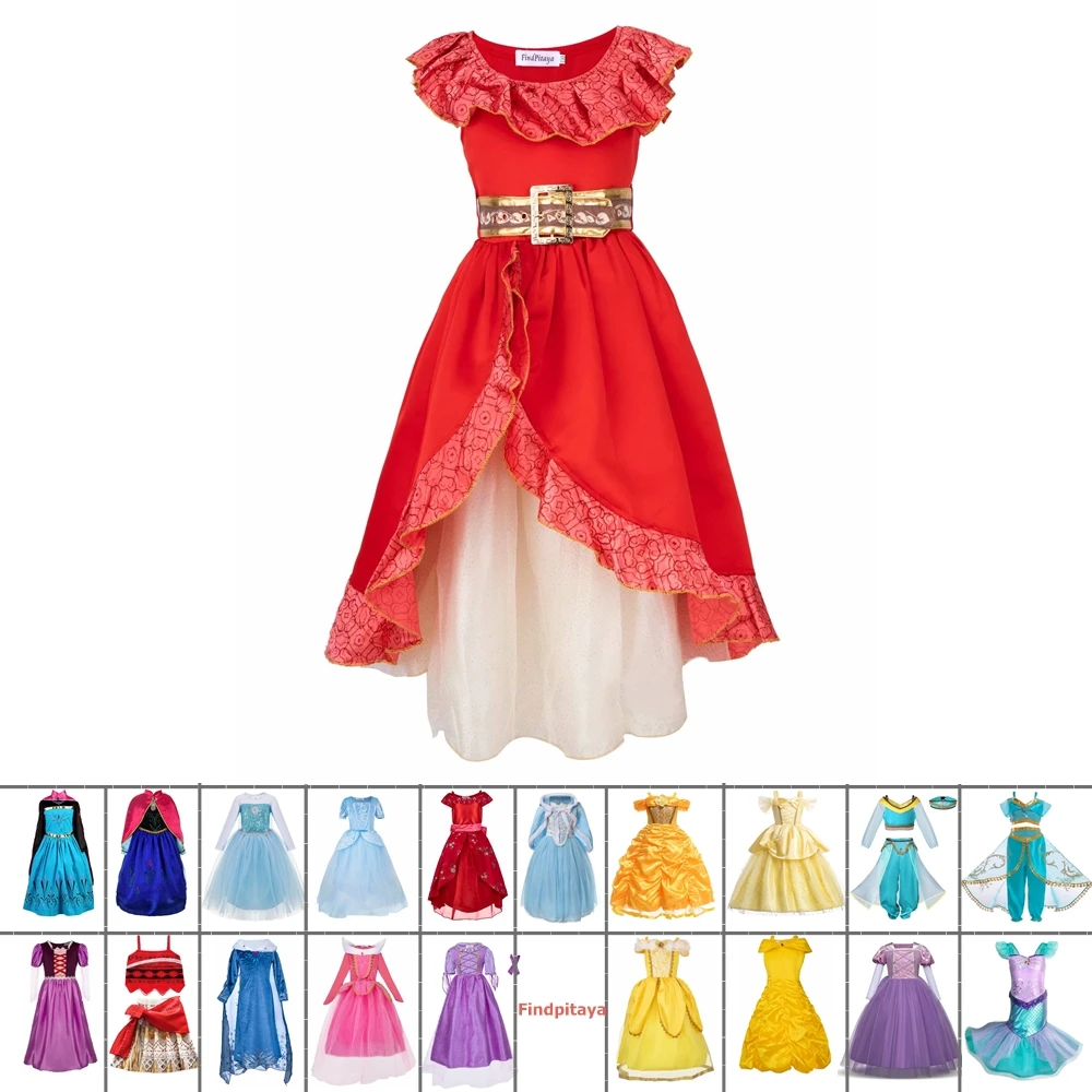 Baby Girl Clothes Princess Cosplay Costume Dresses Kids Halloween Rapunzel Cinderella Elsa Anna Aurora Belle Jasmine Ariel Moana
Baby Girl Clothes Princess Cosplay Costume Dresses Kids Halloween Rapunzel Cinderella Elsa Anna Aurora Belle Jasmine Ariel Moana