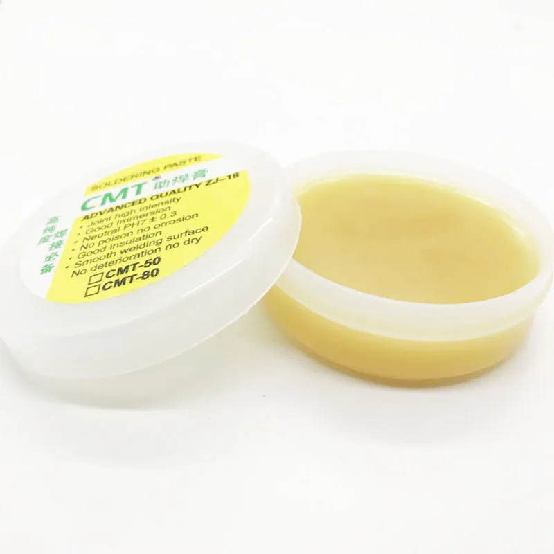80g New Rosin Solder Soldering Paste Flux Grease Repair Mechanic No Clean Welding Tin Cream Solder Tools Repair Phone LCD PCB
80g New Rosin Solder Soldering Paste Flux Grease Repair Mechanic No Clean Welding Tin Cream Solder Tools Repair Phone LCD PCB