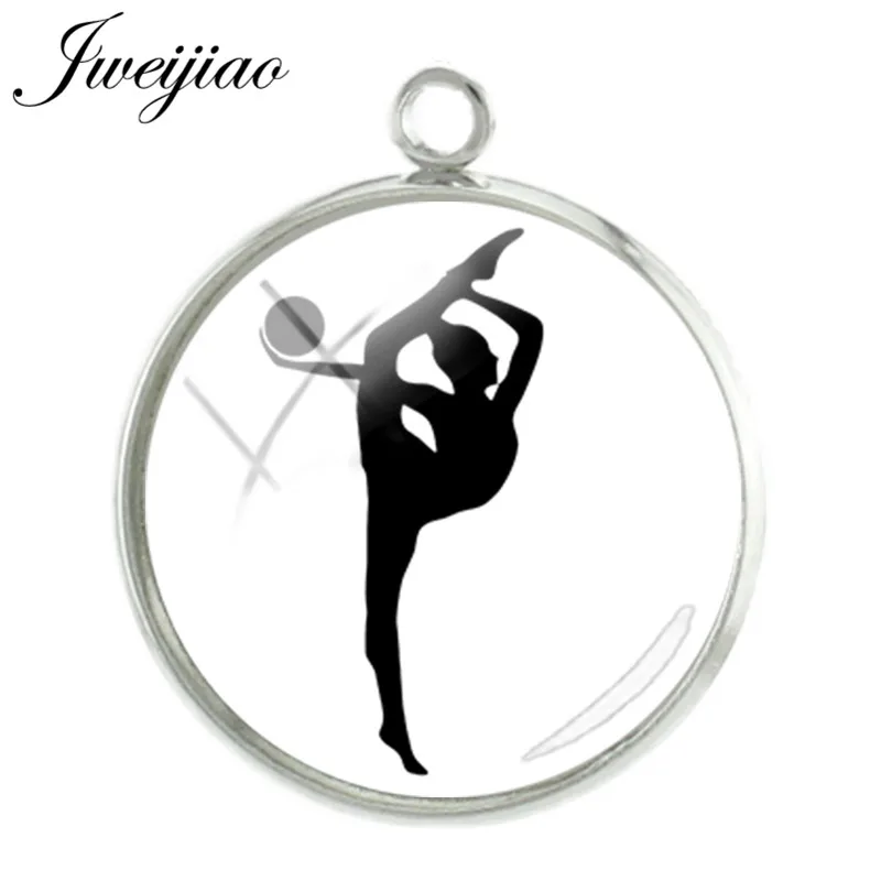 JWEIJIAO Rhythmic Gymnast Silhouette Pendant For Necklace Key Chain Accessories gymnastics Art Picture Glass Dome Charms GY171
JWEIJIAO Rhythmic Gymnast Silhouette Pendant For Necklace Key Chain Accessories gymnastics Art Picture Glass Dome Charms GY171