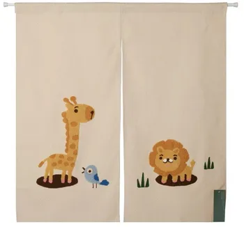 Cotton and linen cartoon art door curtain Children room half shade curtain Rural embroidery partition drapes
Cotton and linen cartoon art door curtain Children room half shade curtain Rural embroidery partition drapes