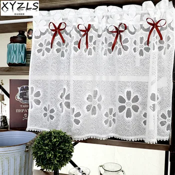 2018 XYZLS New Modern Embroidered White Lace Tulle Kitchen Curtain Cafe Half-Curtain Short Panel Drapes Door Curtains Valance
2018 XYZLS New Modern Embroidered White Lace Tulle Kitchen Curtain Cafe Half-Curtain Short Panel Drapes Door Curtains Valance