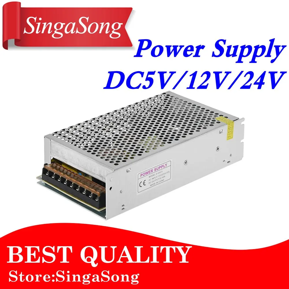 AC 110 V-220 V TO DC 5V 12V 24V 1A 2A 3A 5A 10A 15A 20A 30A Switch Adapter Driver Power Supply LED Strip Light.
AC 110 V-220 V TO DC 5V 12V 24V 1A 2A 3A 5A 10A 15A 20A 30A Switch Adapter Driver Power Supply LED Strip Light.